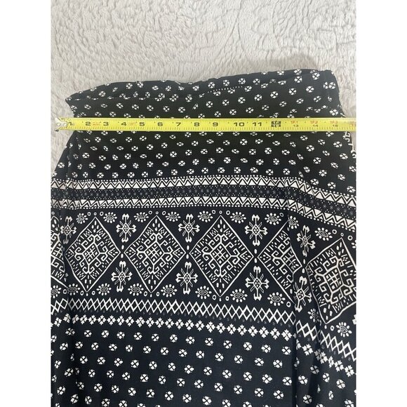 Maurice Black and White Flowing Maxi Skirt Size Large - Picture 8 of 8